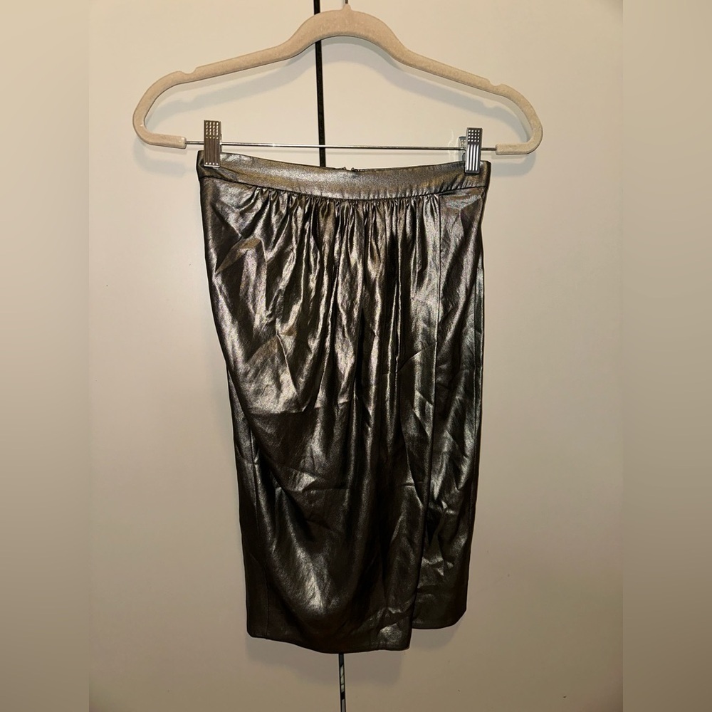 Etro Shimmering Metallic Pencil Skirt size 38